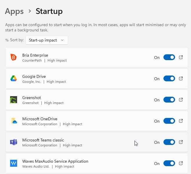 How to remove start up&nbsp;programs